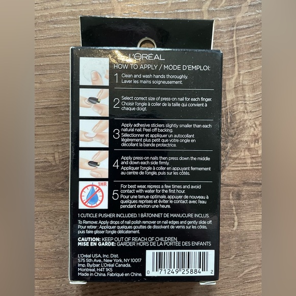 L’Oréal Colour Riche Press On Nails in “Cross The Line”, NWT - Picture 4 of 4